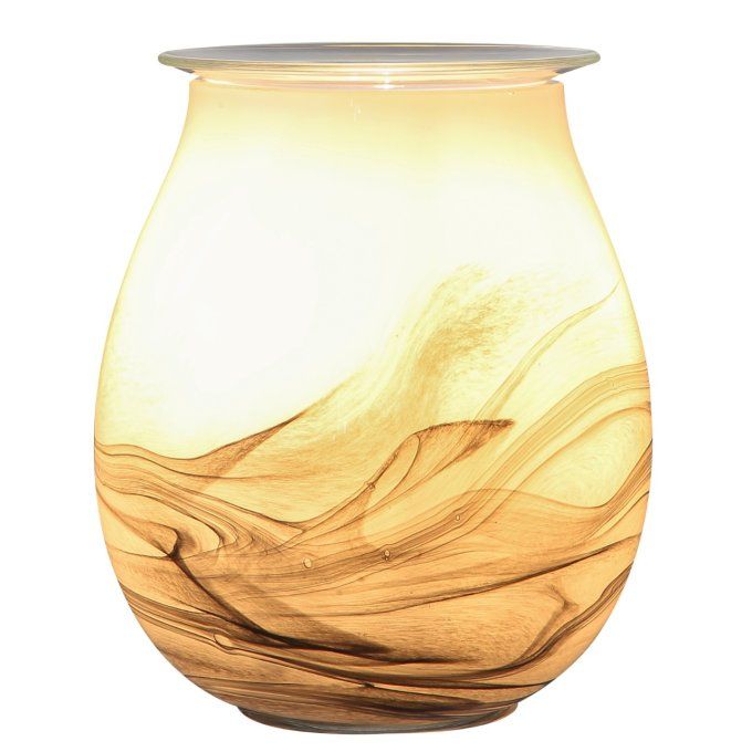 Lampe diffuseur par Chaleur Douce VERRE PEINT