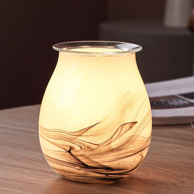 Lampe diffuseur par Chaleur Douce VERRE PEINT
