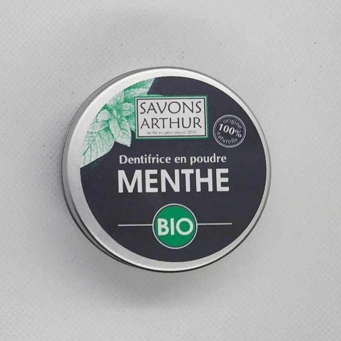 DENTIFRICE EN POUDRE MENTHE POIVRÉE