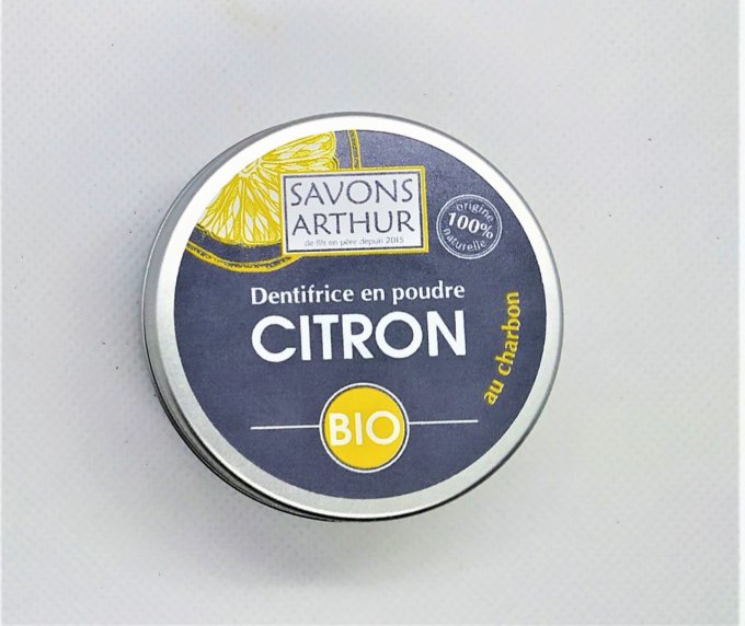 DENTIFRICE EN POUDRE CITRON AU CHARBON